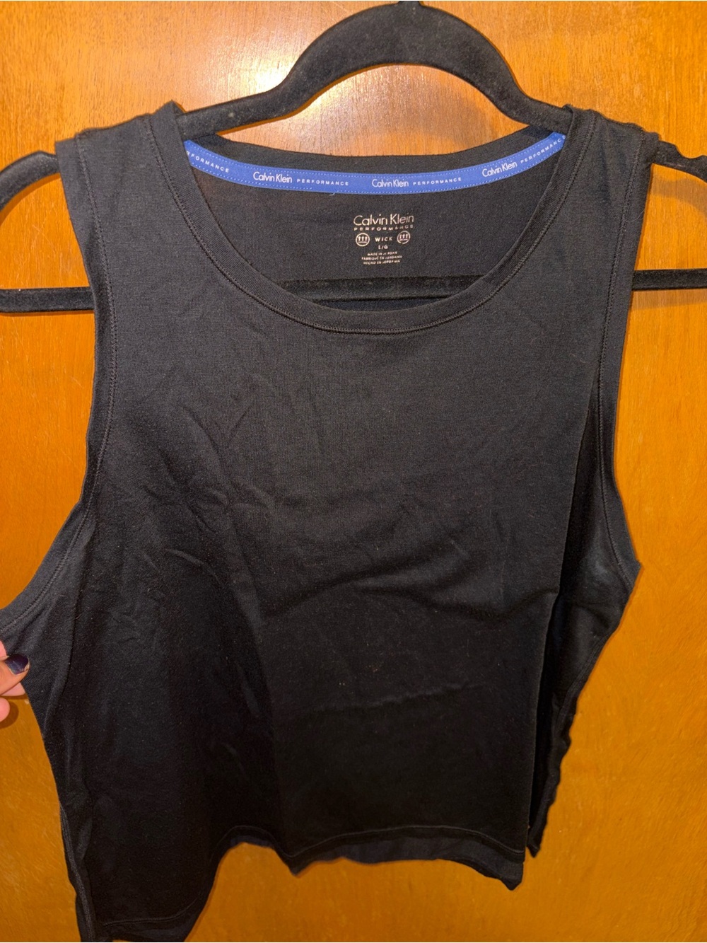 Calvin Klein Black Athletic Tank Top